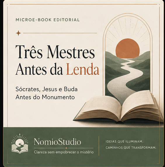 Capa do livro Três Mestres Antes da Lenda